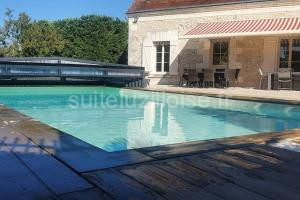 Longère avec Piscine Couverte Chauffée privative de Avril à Septembre à Luzillé